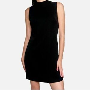 NEW TOPSHOP Black Sleeveless Mini Dress - Size 6